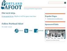 Tablet Screenshot of portlandafoot.org